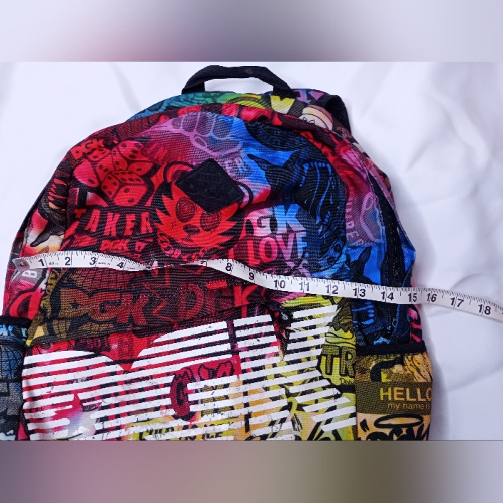Colorful Graphic DCK Backpack - Picture 6 of 11